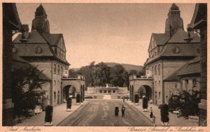 Vintage Postcard 1910's Bad Nauheim Grosser Sprudel Badehauser Jacobs Kunstansta