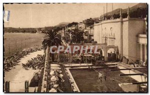 Old Postcard Menton Pool Casino