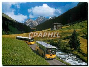 Postcard Modern Sertig GR Saurer D3KTU B Omnibus