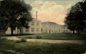 Tuscaloosa University of Alabama AL Comer Hall c1910 Vintage Postcard