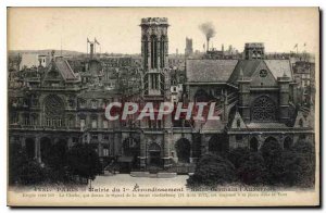 Postcard Old City Hall of Paris District I. Saint dermain Auxerrois