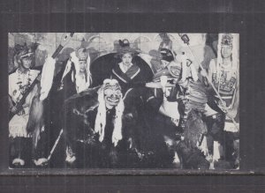 ALASKA, BEAR & RAVEN DANCE, CHILKAT DANCERS, c1950 real photo ppc., unused.