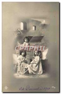 Old Postcard Fantasy Children Angel Angel