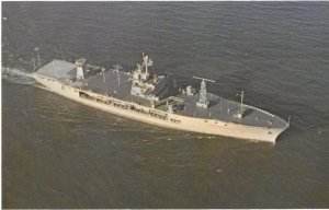 U SS Mount Whitney Command Ship Commissioned January 1971