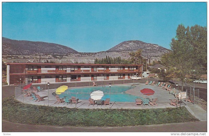 Swimming Pool, El Rancho Motor Hotel, Lake Okanagan, Penticton, British Colum...