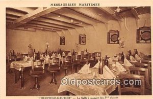 Theophile Gautier, La Salle A Manger des 3 Classes Messageries Maritimes Ship...