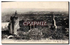 Old Postcard Mont Cindre L & # 39Observatoire Virgin and the panorama