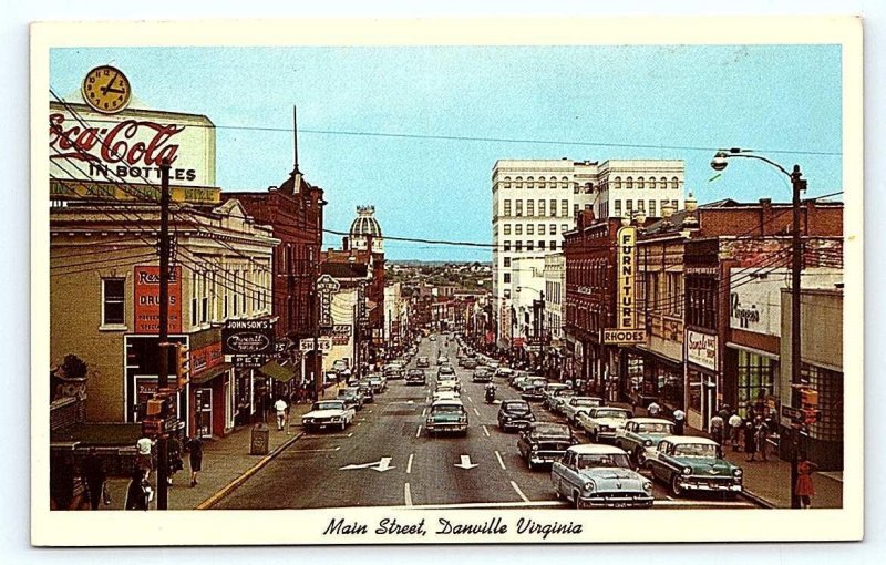 MEMPHIS, TN Tennessee ~ MAIN STREET SCENE Theatre WOODY  c1950s Postcard