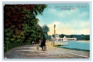 1906 Voulevard And Pavilon, Lake Harriet Minneapolis, Minn. Postcard P225E