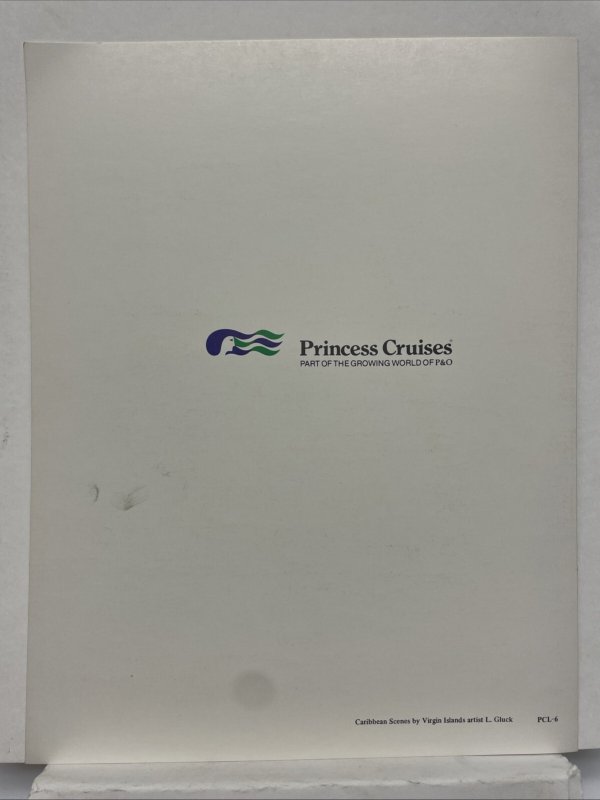 Princess Cruises, Pacific Princess Lunch Service Menu (December 15 1982)