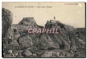 Postcard Old St Sernin du Plain Mont Rome Chateau