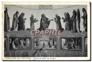 Old Postcard Notre Dame De L & # 39Oratoire Saints Of Group Of Passais