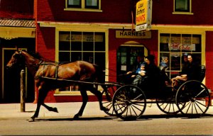 Canada Ontario St Jacobs Mennonite Family On Main Street