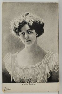 Actress CECILIA LOFTUS Cissie 19th Century Beauty Portrait Postcard Q3