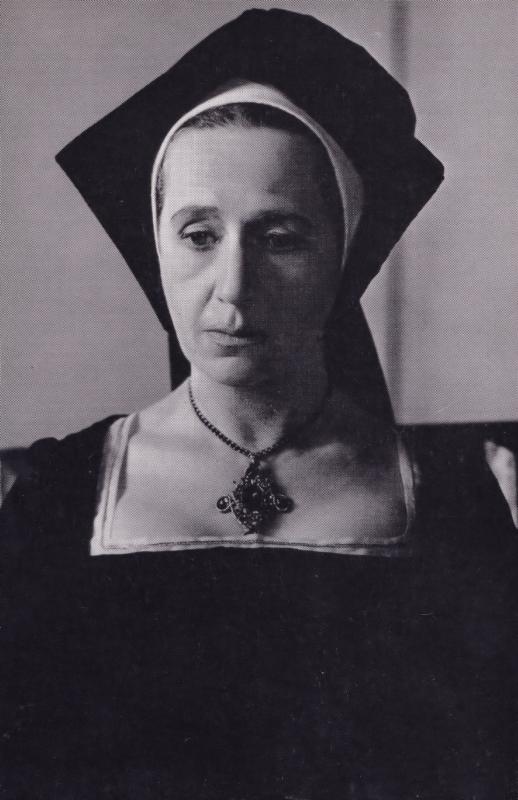 Peggy Ashcroft Queen Katherine Royal Shakespeare Company Theatre Postcard