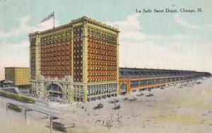 Illinois Chicago La Salle Street Depot 1910