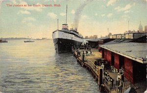 The Juniata At Her Dock Detroit, Michigan MI