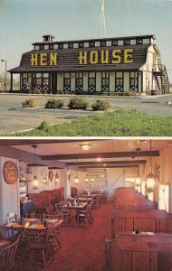 Hen House Interstate Restaurants Interior Exterior Advertising Postcard J81258