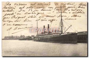 Saint Nazaire Old Postcard The Transatlantic Navarre