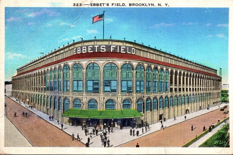 New York City Brooklyn Ebbett's Field Home Of The Brooklyn Dodgers 1938
