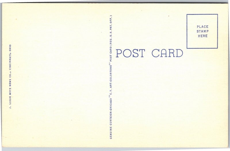 Postcard OH Cincinnati Greyhound Bus Terminal