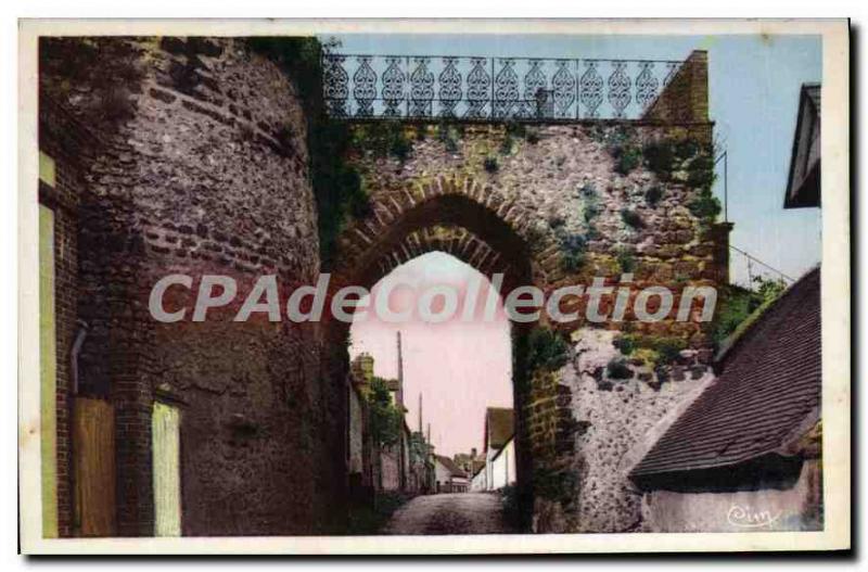 Postcard Old Tillieres Sur Avre Door