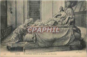 Old Postcard Paris Sorbonne tomb of Richelieu by Girardon