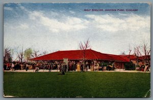 Postcard Chicago Illinois c1910s Golf Shelter Jackson Park