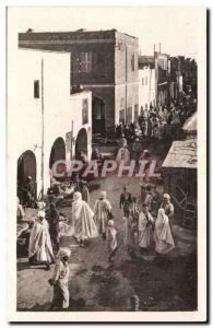 Algeria Constantine Old Postcard Biskra A corner the market