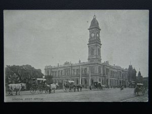 Australia ADELAIDE The General Post Office c1905 Postcard by Advance Australia