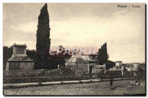 Old Postcard Pompei Tomb