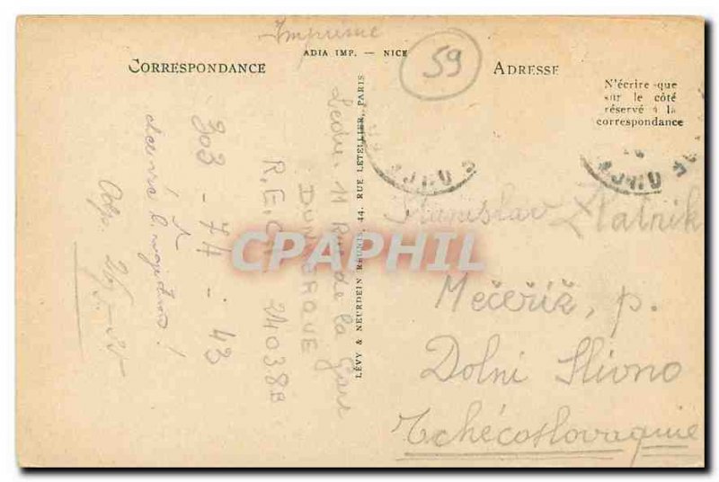 Old Postcard Dunkirk Church of Saint Elol