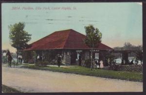 Pavilion,Ellis Park,Cedar Rapids,IA Postcard 