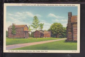 Berry and Lincoln Store,New Salem State Park,IL Postcard 