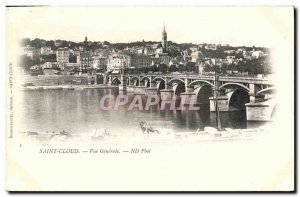 Postcard Old Saint Cloud Vue Generale