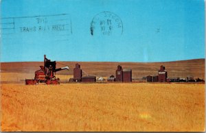 Harvest Time Greetings from Moose Jaw Saskatchewan Canada Postcard