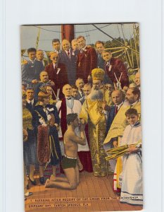 Postcard Blessing After Receipt Of The Cross, Epiphany Day, Tarpon Springs, FL