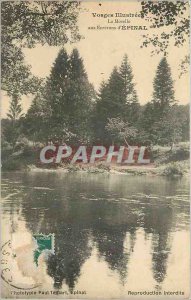 Old Postcard The Moselle z around Epinal