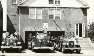 Arlington VA Fire House Station c1960s-80s Postcard JEFFERSON DISTRIC