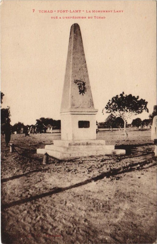 PC FORT-LAMY MONUMENT LAMY CHAD, TCHAD (a27580)