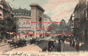 France, Paris, La Porte Saint-Denis, ND Pub No 15-C, 1906 PM