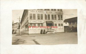 NH, Laconia, New Hampshire, RPPC, George Mayo Machine Knitting Machines Factory