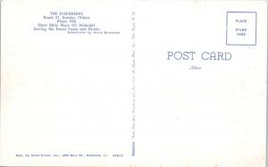 DUNDEE, IL Illinois   The EVERGREENS BAR & Restaurant  c1950s Roadside  Postcard