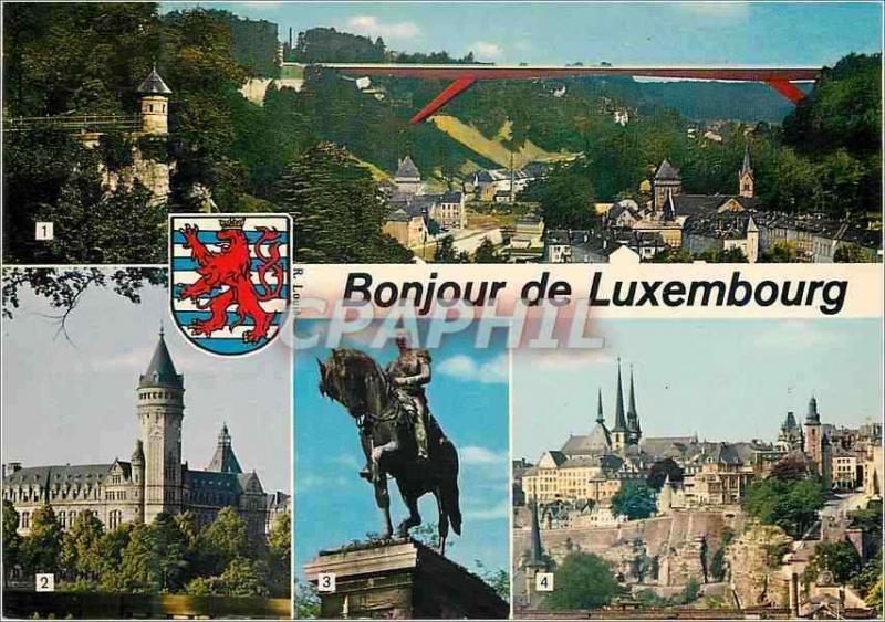 CPM Luxembourg Pont Grande Duchesse Charlotte
