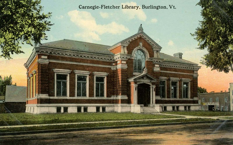 VT - Burlington. Carnegie-Fletcher Library