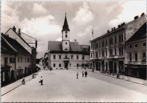 Croatia Varaždin Trg. Tomislava Vintage RPPC BS.28