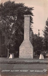 Historic Old Fort Chimney - Fort Madison, Iowa IA  