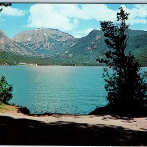 1960 Grand Lake CO Mt Baldy Craig Boating Sailboat Dexter Sanborn Chrome PC A222