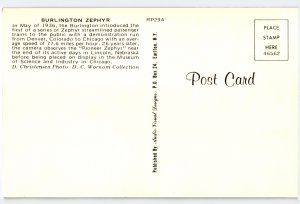 14004 Burlington Route Zephyr Train