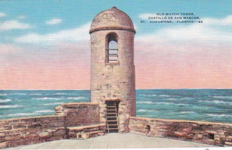 Florida St Augustine Castillo De San Marcos Old Watch Tower